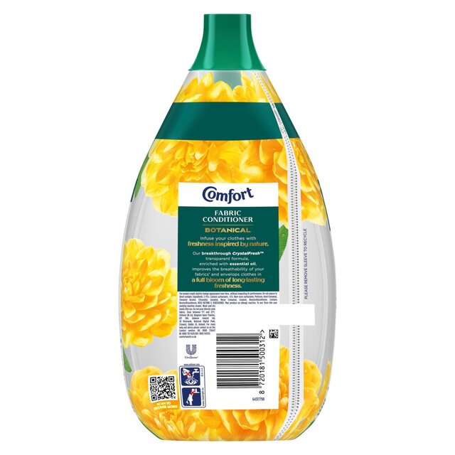 Comfort Botanical Fabric Conditioner Summer Bouquet 64 washes   960ml - McGrocer