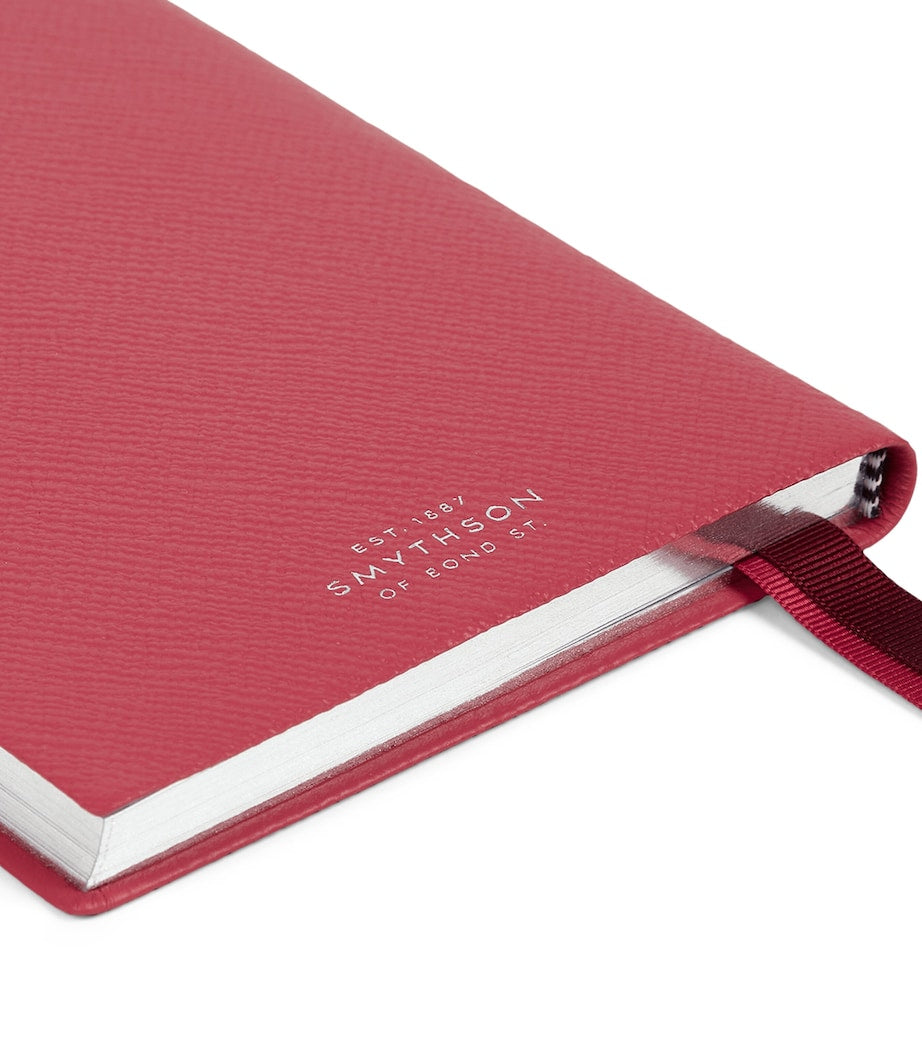 Smythson grained lambskin leather Chelsea diary 2026 planner, 17cm by 11cm (British brand)