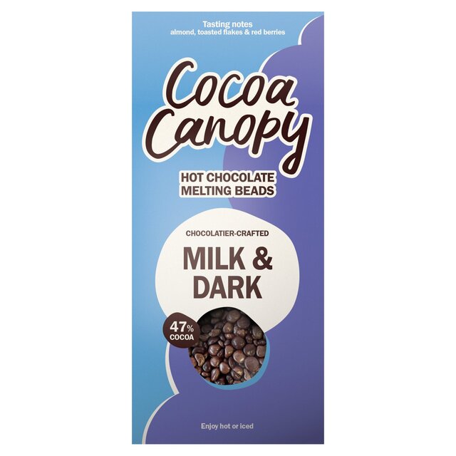 Cocoa Canopy Milk & Dark Crafted Hot Chocolate Beads   225g - McGrocer