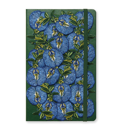 Moleskine Large Haute Couture Collection Clitoria Blue Notebook