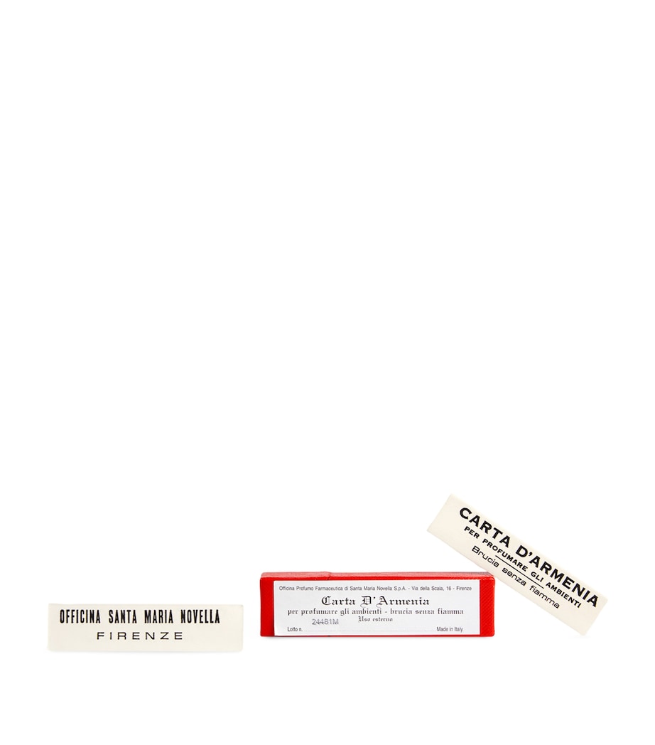 Santa Maria Novella Carta d'Armenia scented burning papers 18 strips (British brand)