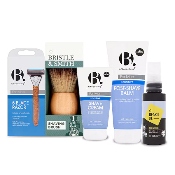 Superdrug mens shaving grooming kit bundle (British brand)