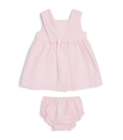 Paz Rodriguez Cotton Knitted Dress and Bloomers Set Baby Outfit (3-36 Months)