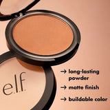 e.l.f. Primer-Infused Matte Bronzer Tan O'clock - British product
