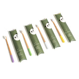 Truthbrush Bamboo Childrens Toothbrush Meadow Green (British brand)