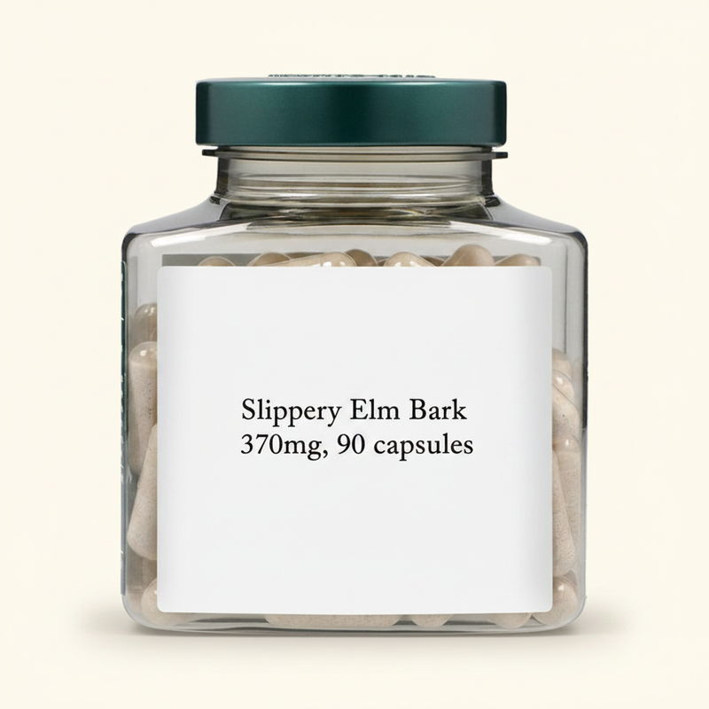 Holland & Barrett Slippery Elm Bark Capsules 90, UK version