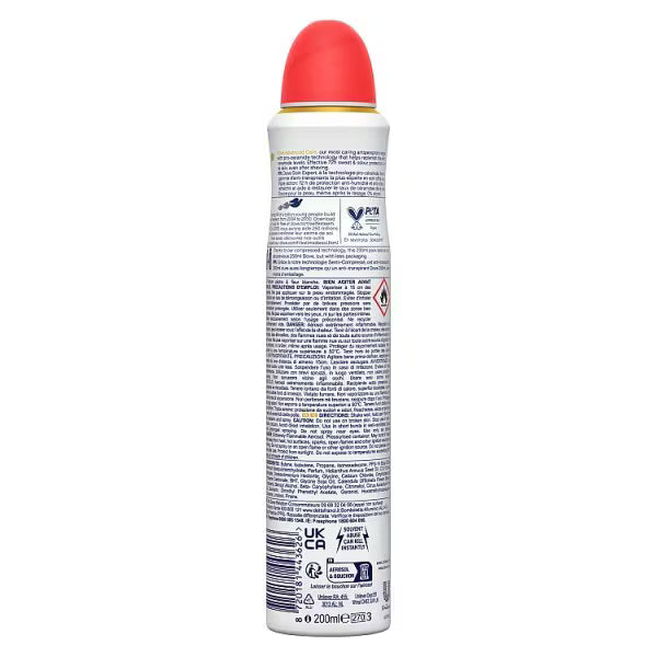 Dove Advanced Care Peach White Blossom Anti-Perspirant Spray 200ml - British product