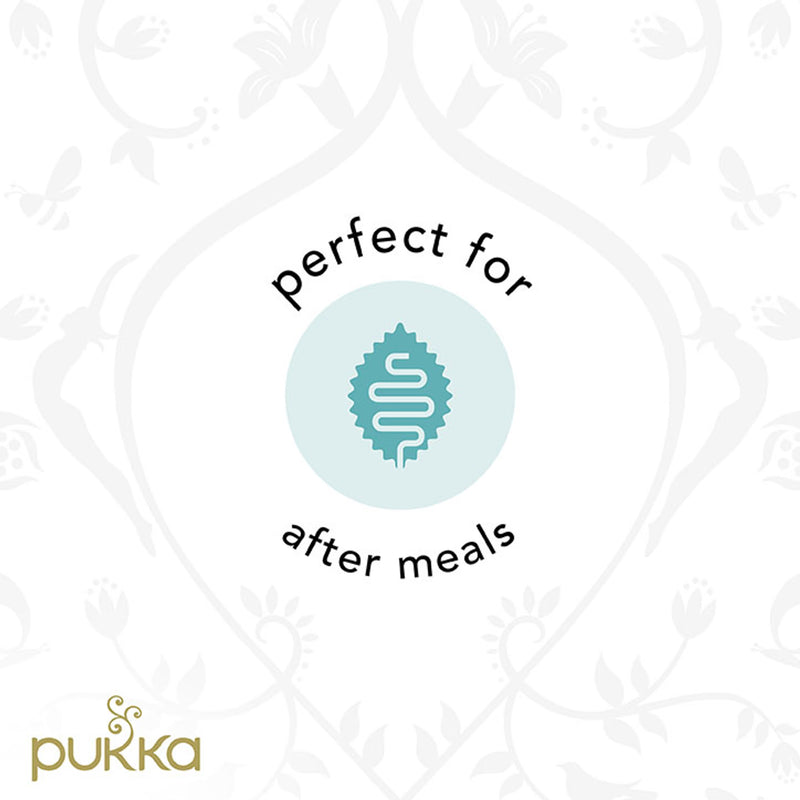 Pukka Three Mint tea bags 20, imported from the UK