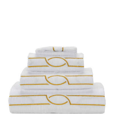 Hand Towel with Gold-Tone Edging 55cm x 100cm