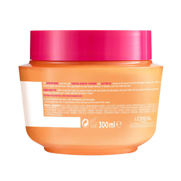 L'Oréal Paris Dream Lengths Mask 300ml, imported from the UK