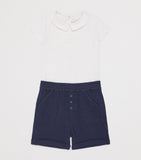 Tartine et Chocolat cotton frilled-collar bodysuit 3-36 months (British brand)
