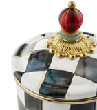 MacKenzie-Childs Large Courtly Check Enamel Canister