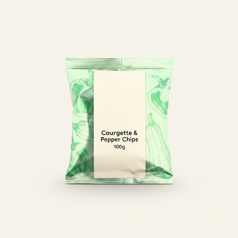 Holland & Barrett Pepper & Courgette Chips 12x 16g, UK version