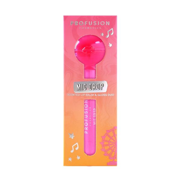 Profusion Mic Drop Gloss and Balm Duo, imported from the UK