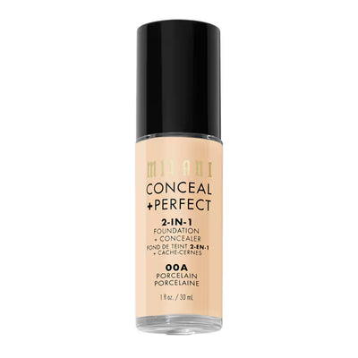 Milani Conceal + Perfect 2 in 1 Foundation 00A Porcelain 30ml