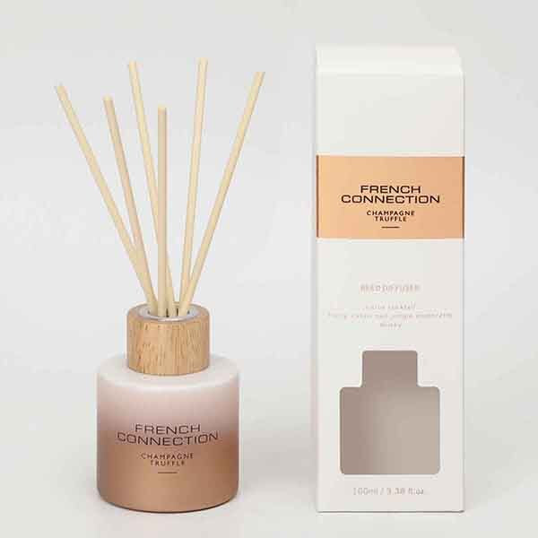 French Connection Champagne Truffle Reed Diffuser 100ml - British product