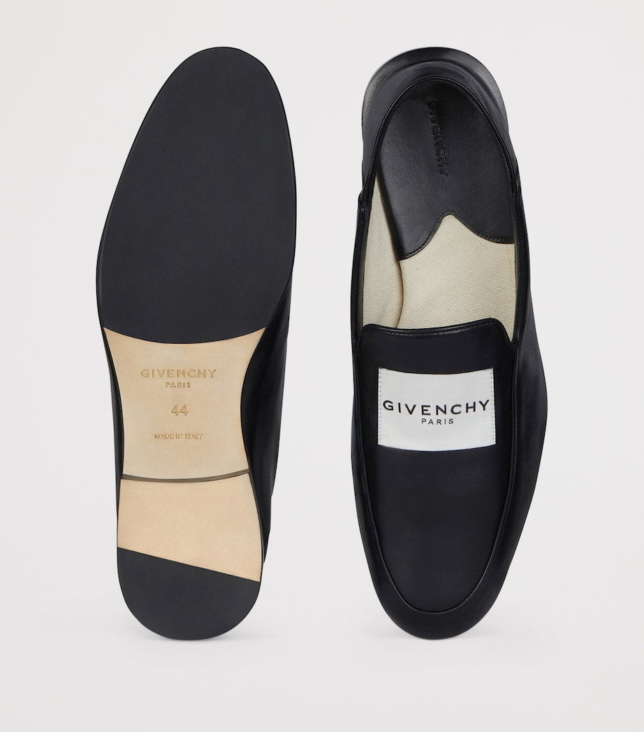 Givenchy lambskin logo loafers, UK version
