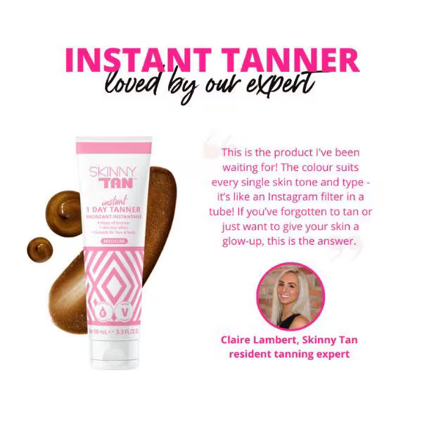 Skin & Tan Instant Tanner Medium 100ml - British product