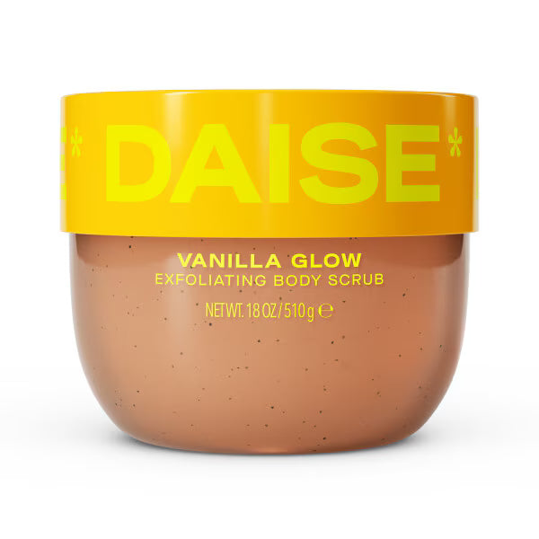 Daise exfoliating vanilla body scrub 510g packaging - British product