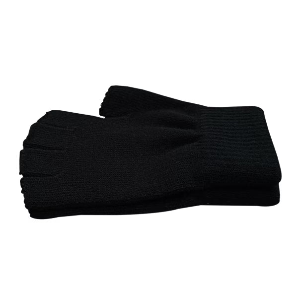 Superdrug fingerless gloves black (British brand)