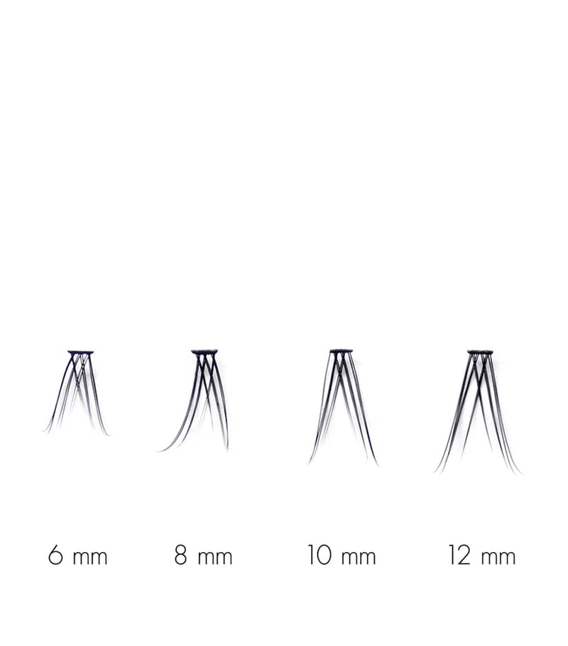 Sweed individual false eyelashes set with varying lengths (British brand)