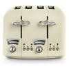 De'Longhi Argento Flora 4 Slice Toaster Jasmine Beige