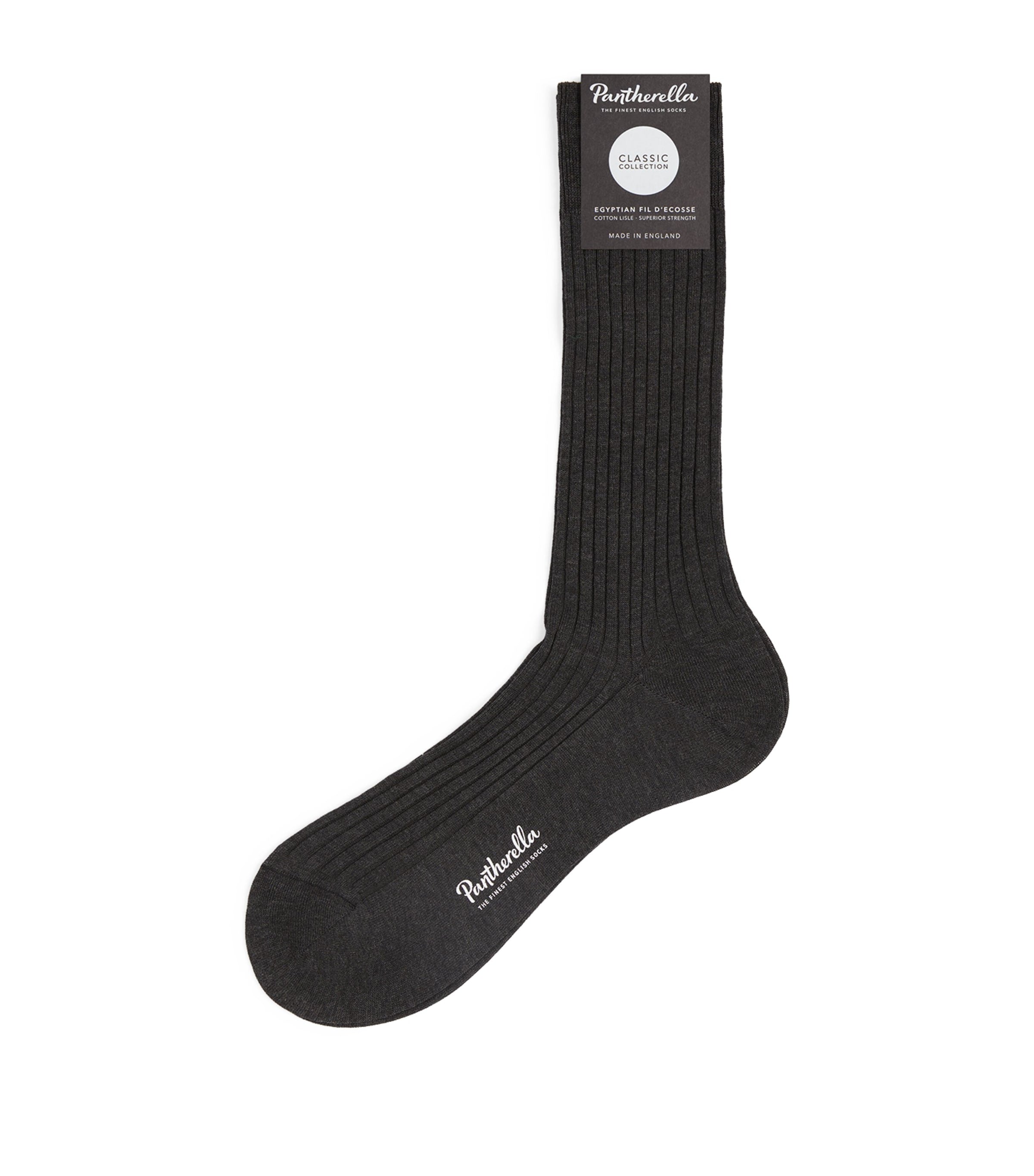 Pantherella Ribbed Danvers socks, imported from the UK
