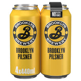 Brooklyn Brewery Pilsner Crisp Lager x4 440ml - McGrocer