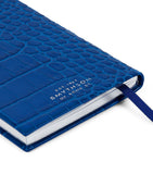 Smythson Mara leather croc-embossed Panama 2026 pocket diary (British brand)