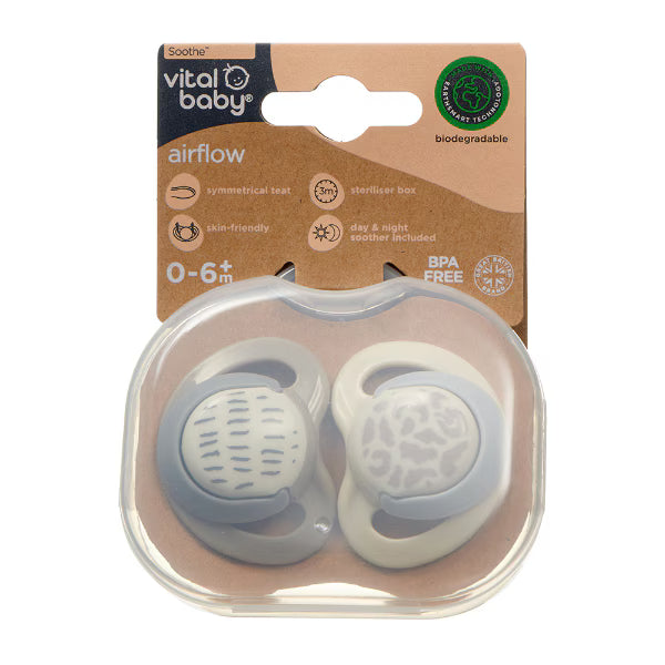 Vital Baby Soother 0-6 Months 2 Pack (British brand)