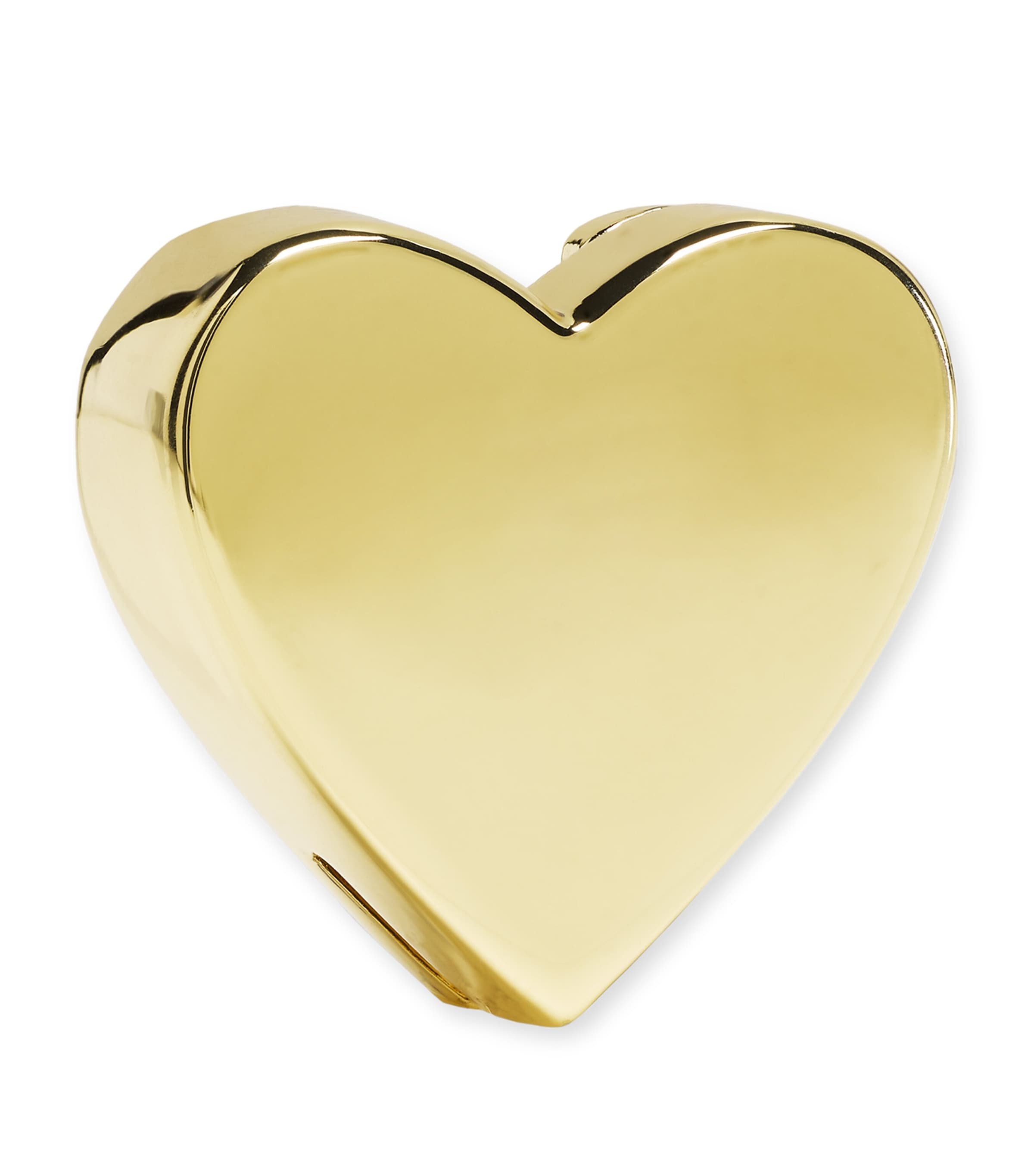 Moleskine gold-plated heart notebook charm, imported from the UK