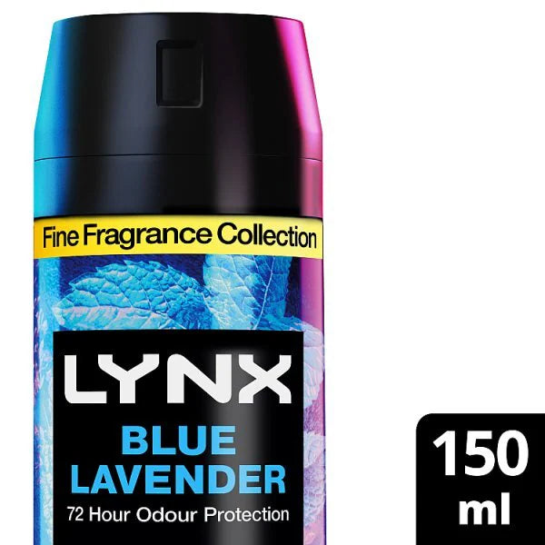 Lynx Blue Lavender Premium Body Spray 150 ml, UK version