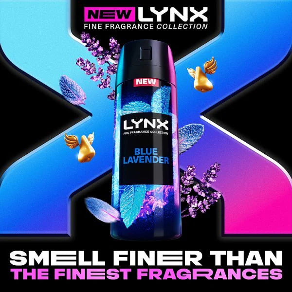 Lynx Blue Lavender Premium Body Spray 150 ml, UK version