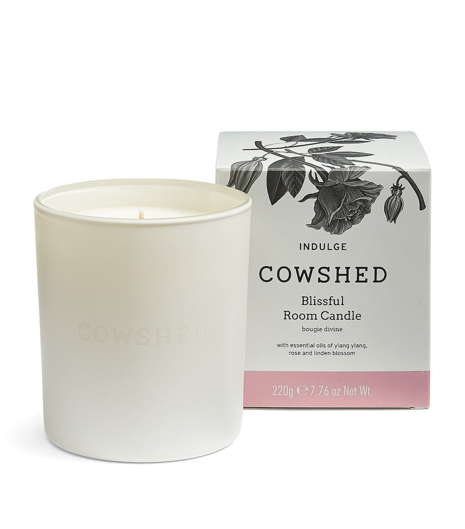 Natural Soy Wax Candle with Ylang Ylang, Rose, and Lavender 220g