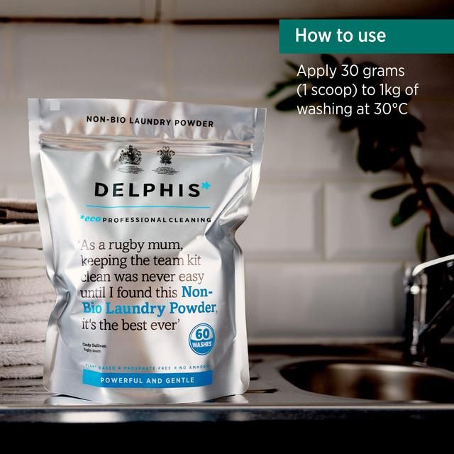 Delphis Eco Non-Bio Washing Powder 60 Washes   1.2kg