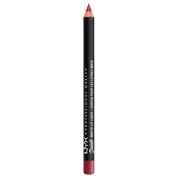NYX Suede Matte Lip Liner Cherry Skies, imported from the UK