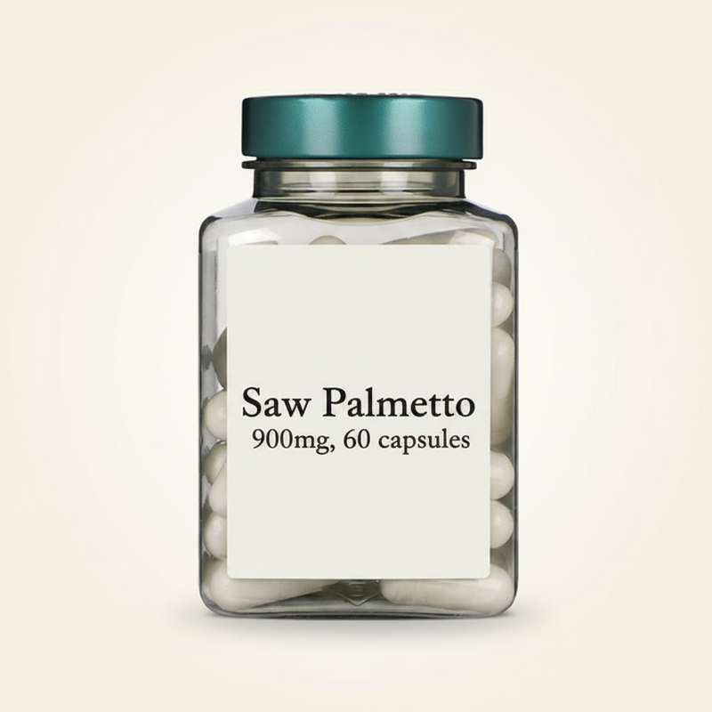 Holland & Barrett Saw Palmetto capsules 60, UK version