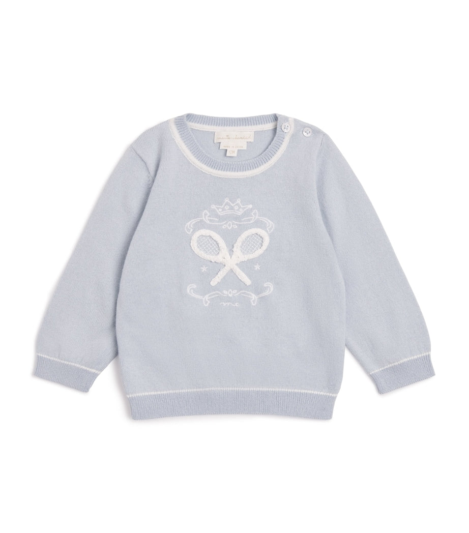 Marie-Chantal Camille Tennis Sweater infant 3-24 months, imported from the UK
