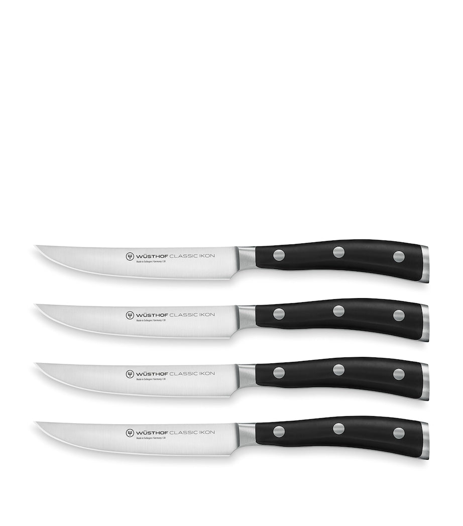 Wusthof Classic Ikon steak knives set of 4 (British brand)