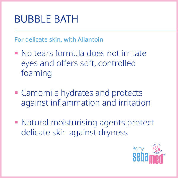 Sebamed Baby Bubble Bath 500ml bottle (British brand)