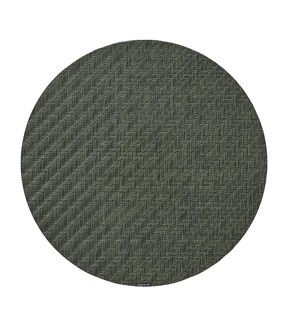 Chilewich TerraStrand Foxtail round placemat 38cm - British product