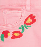 Stella McCartney Kids embroidered denim shorts for ages 3-14 years (British brand)