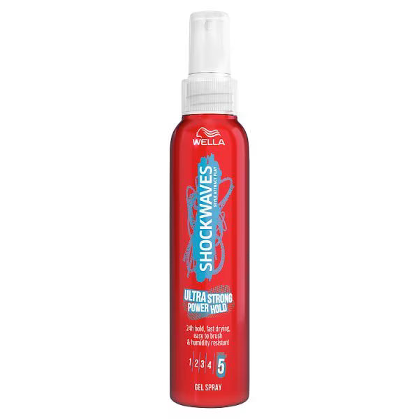 Wella Shockwaves gel spray 150ml (British brand)