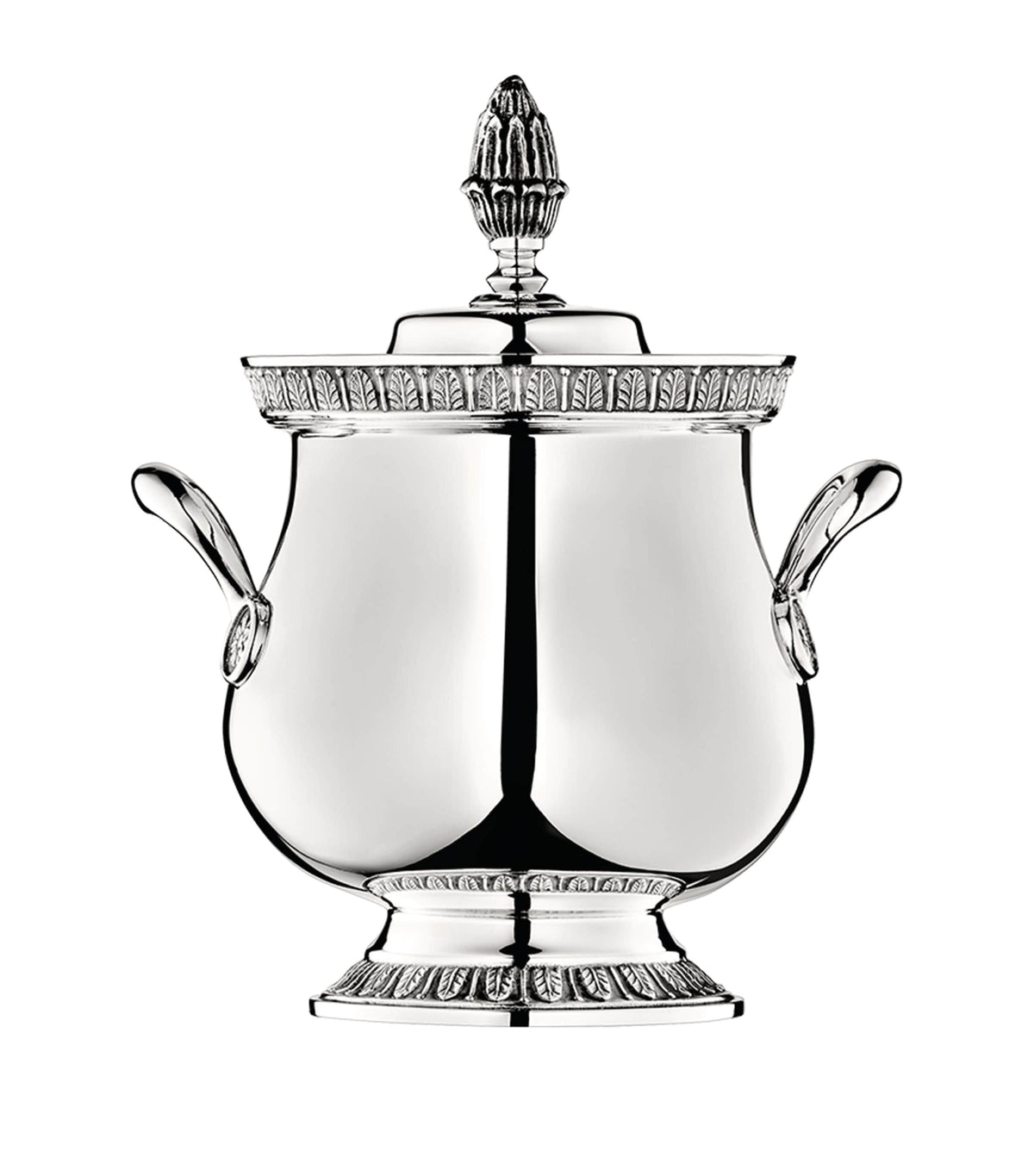 Christofle Silver-Plated Malmaison Covered Sugar Bowl