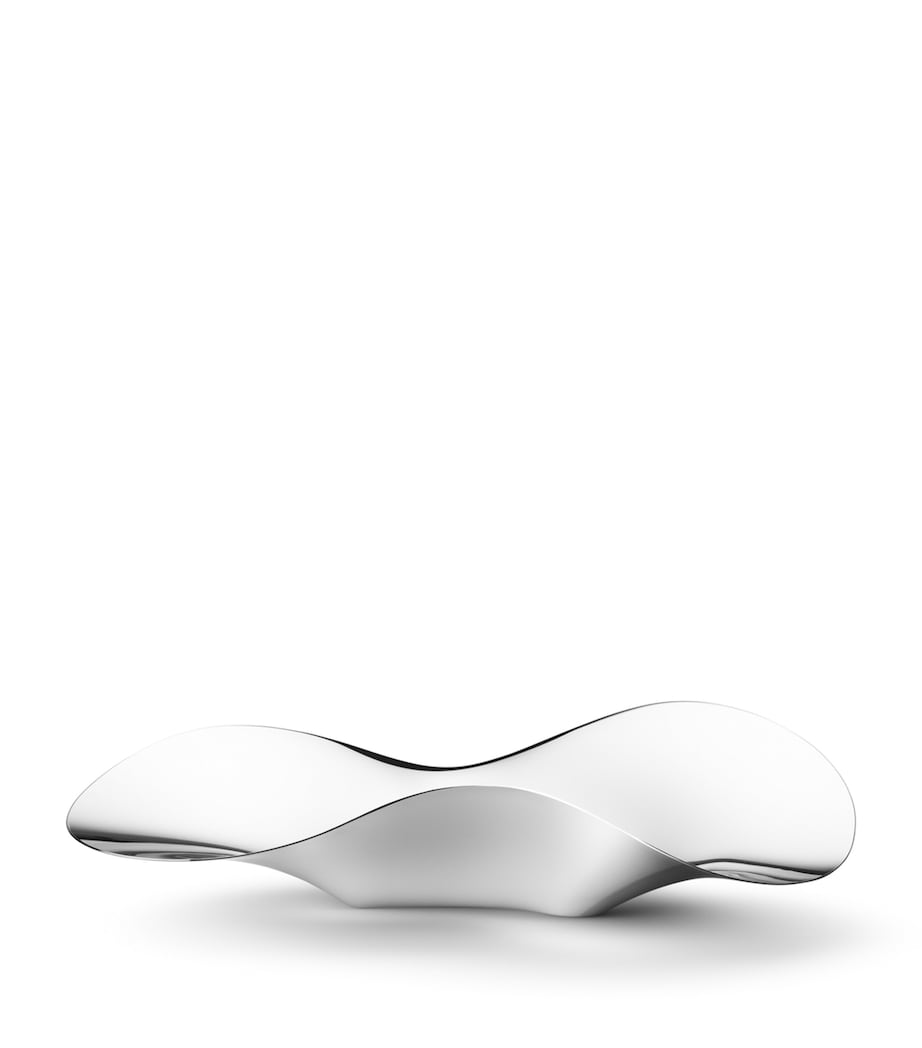 Georg Jensen stainless steel strawberry bowl, UK version