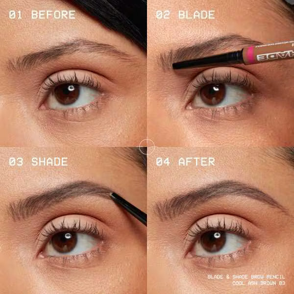 NYX blade n shade eyebrow pencil ash brown, imported from the UK