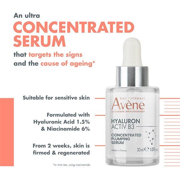 DNR Av&amp;egrave;ne Hyaluron Activ B3 Concentrated Plumping Serum 30Ml