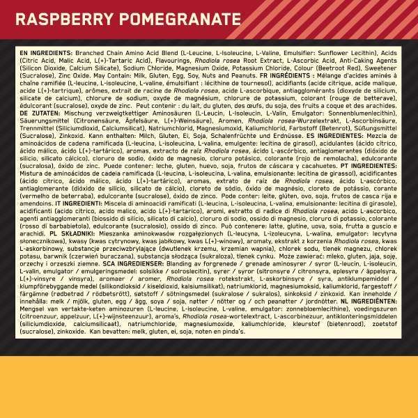 DNR Optimum Nutrition Bcaa Raspberry &amp;amp; Pomegranate 266G