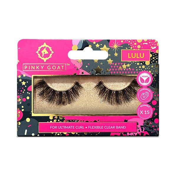 DNR Pinky Goat Silk False Eyelashes - Lulu