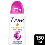 Dove Advanced Antiperspirant Deodorant Acai Berry 150ml